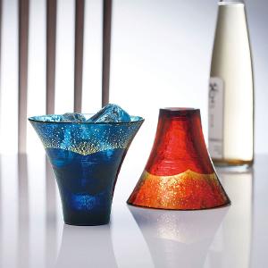 東洋佐佐木 富士山 大招福杯二入木製禮盒組 220ml -金紺.金茜