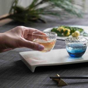 東洋佐佐木 日本八千代窯 江戶硝子 金箔方口冷酒杯65ml