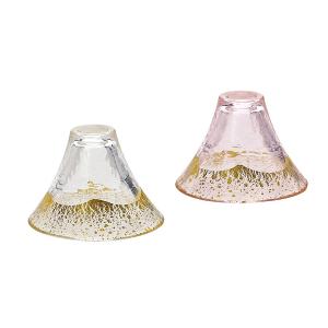 東洋佐佐木 木製禮盒 手工富士山冷酒杯二入組-金澈．金櫻