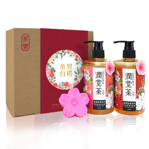 潤覺茶 花漾風華桃花禮盒3件組