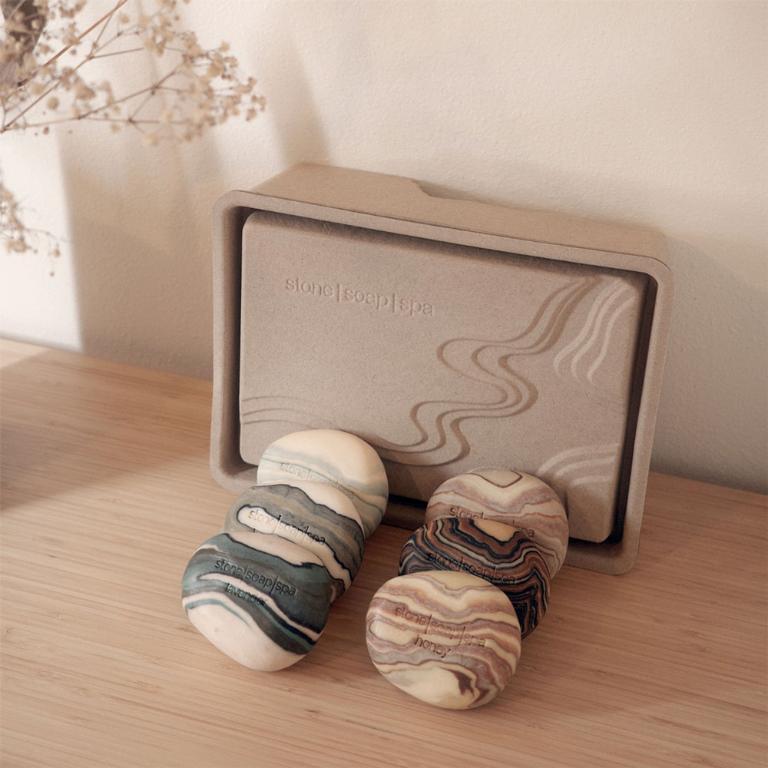 【反璞歸真．禮盒】經典鵝卵石皂：果韻花香