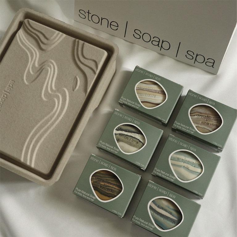【反璞歸真．禮盒】經典鵝卵石皂：果韻花香