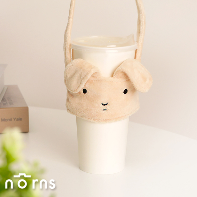 蠟筆小新絨毛飲料杯套(妮妮幸福兔)