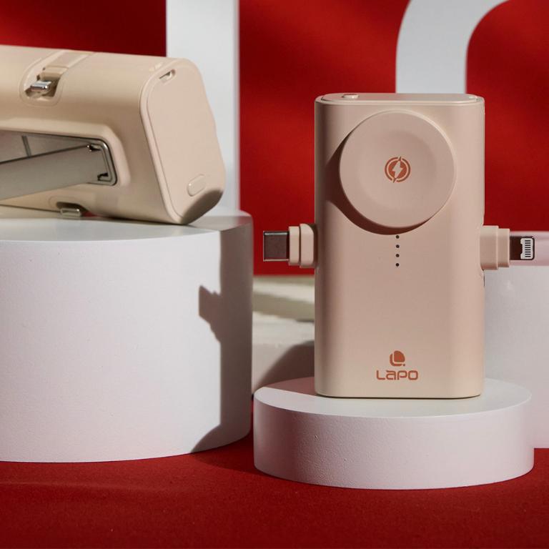 LaPO 20W全功能快充版口袋行動電源/WT-12(Type C+lightning)【那堤色】