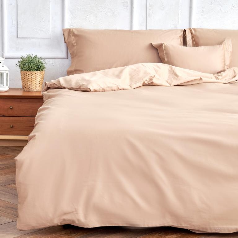 【大地系-奶茶】【床包/兩用被套/枕套】埃及棉500織 單人/雙人/加大/特大