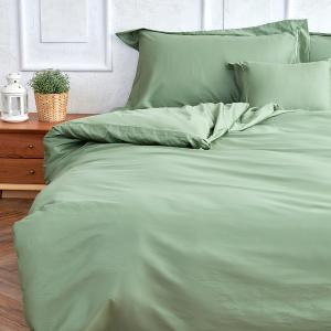 【大地系-墨綠】【床包/兩用被套/枕套】埃及棉500織 單人/雙人/加大/特大