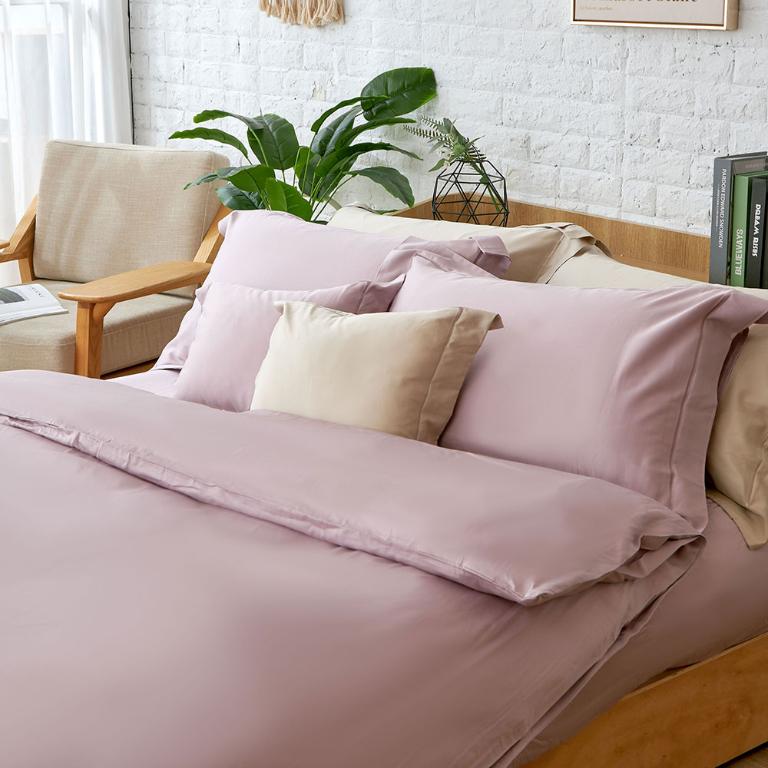 【莫蘭迪-紫】【床包/被套/枕套】埃及天絲棉 單人/雙人/加大/特大