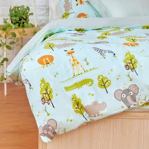 【馬達動物】【床組】埃及棉_單人/雙人/加大/特大