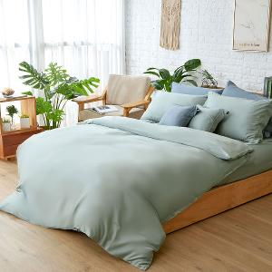 【莫蘭迪-綠】【床包/被套/枕套】埃及天絲棉 單人/雙人/加大/特大