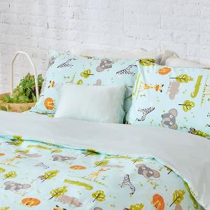 【馬達動物】【床組】埃及棉_單人/雙人/加大/特大