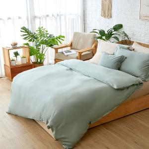 【莫蘭迪-綠】【床包/被套/枕套】埃及天絲棉 單人/雙人/加大/特大