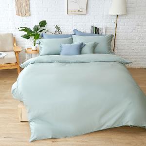 【莫蘭迪-綠】【床包/被套/枕套】埃及天絲棉 單人/雙人/加大/特大