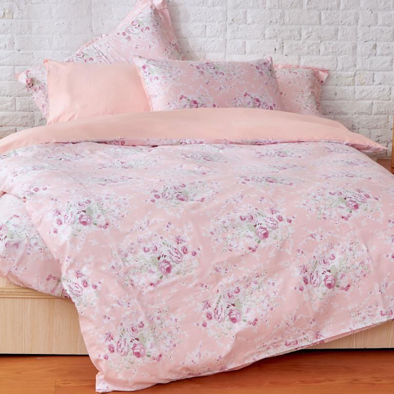 【田園玫瑰】【床組】埃及棉_單人/雙人/加大/特大