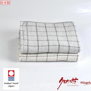 今治有機竹炭染、紅茶染毛巾33x80公分