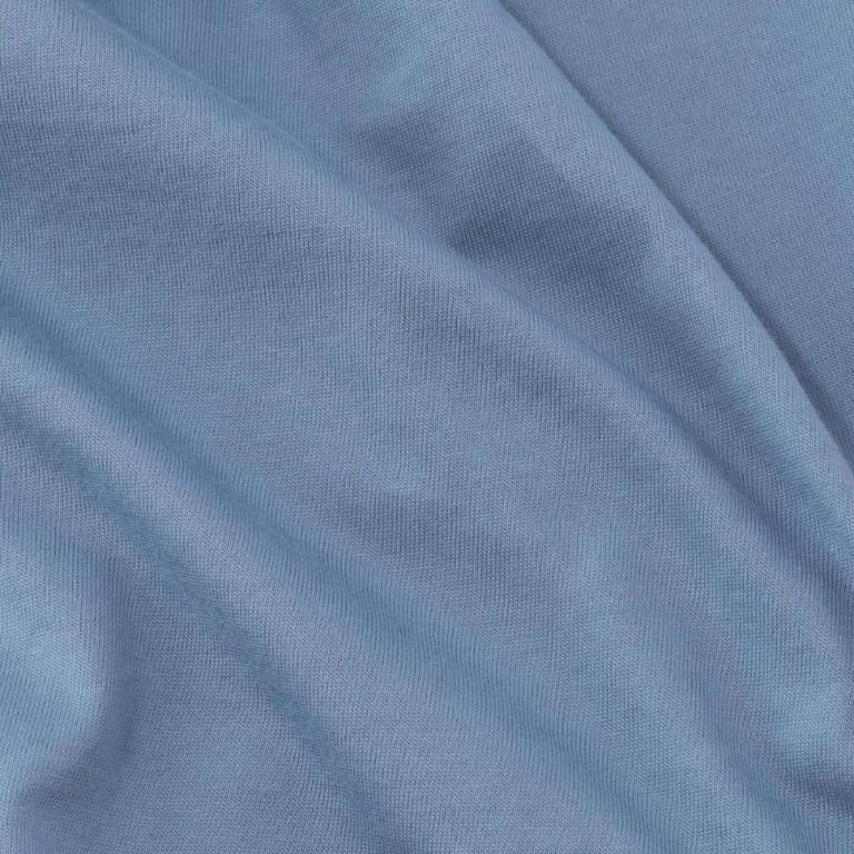 皇家有機純棉排釦 長袖長褲睡衣套裝_鈷藍色