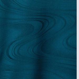 純蠶絲提花水紋長袖長褲睡衣套裝_水紋綠