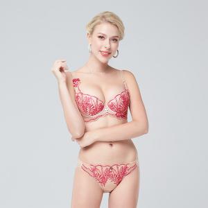 【思薇爾】晶燦珠戀系列M-XL涼感消臭蕾絲刺繡低腰三角女內褲(嫣桃膚)