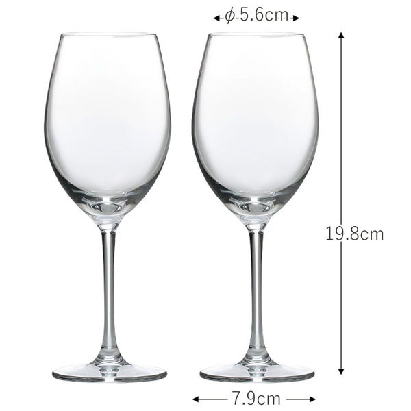 東洋佐佐木 高腳紅酒杯300ml二入禮盒組