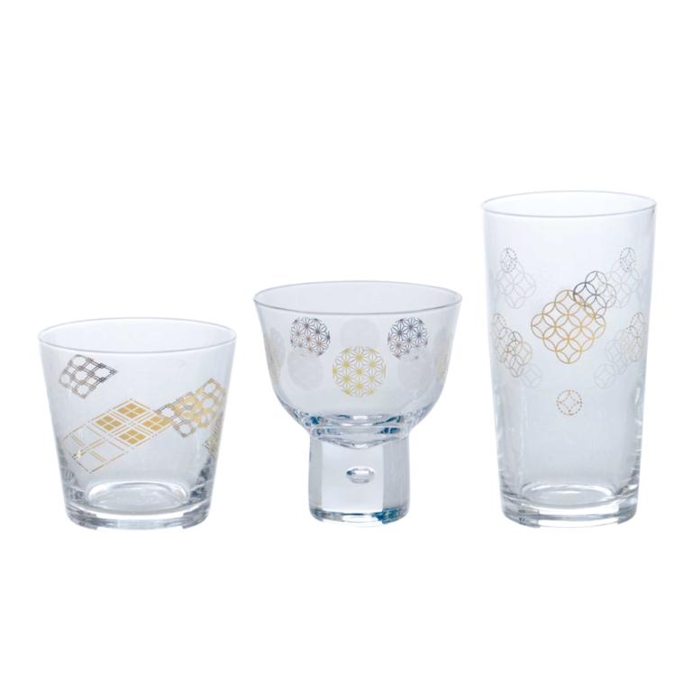 東洋佐佐木 和紋玻璃冷酒杯130ml