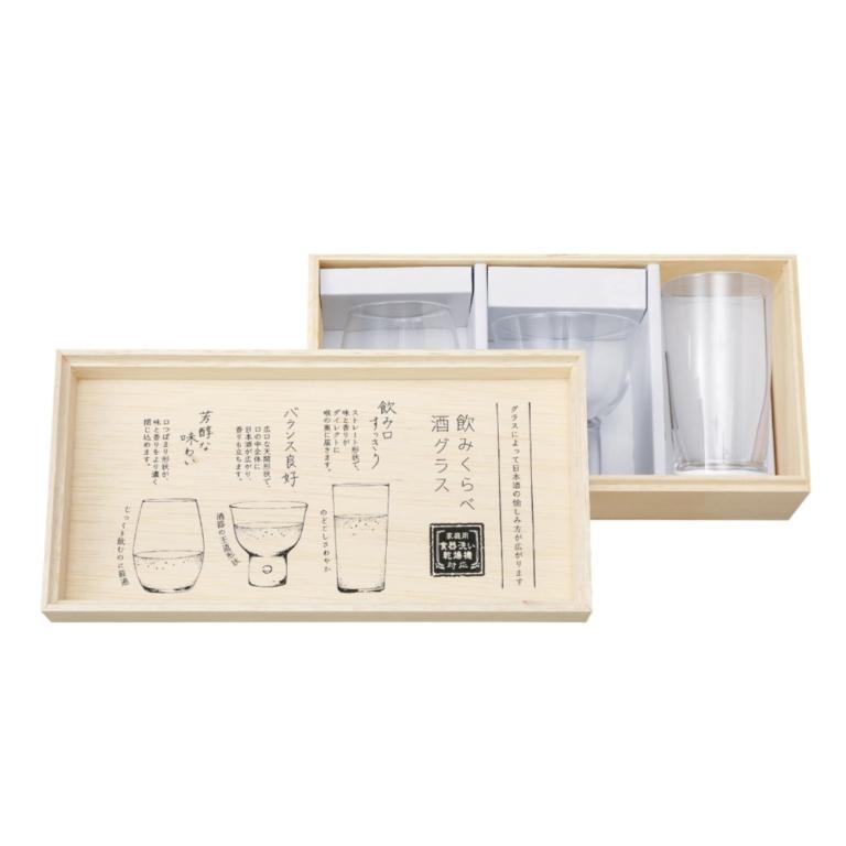 東洋佐佐木 芳醇玻璃品茗冷酒杯三入精緻禮盒組