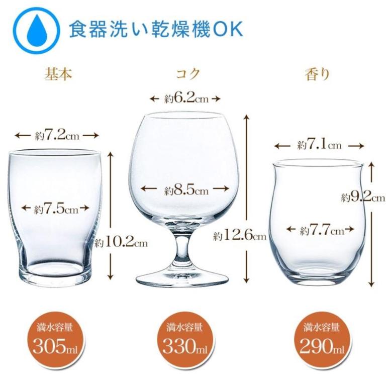 東洋佐佐木 強化精釀啤酒杯禮盒三入組