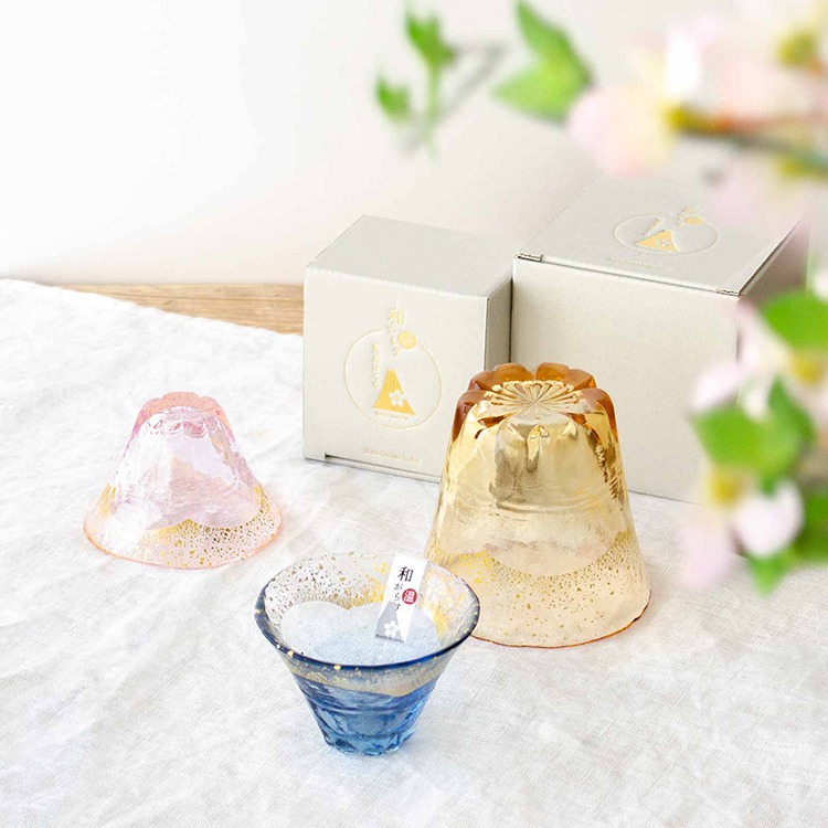 東洋佐佐木 櫻花金箔 耐熱燒酒杯270ml-粉金