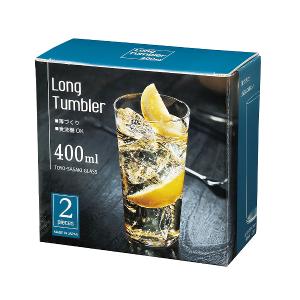東洋佐佐木 薄型玻璃杯400ml對杯二入組