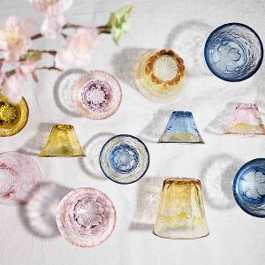 東洋佐佐木 櫻花金箔 耐熱燒酒杯270ml-粉金