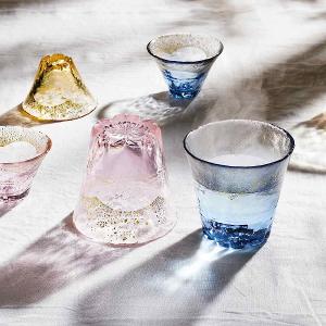 東洋佐佐木 櫻花金箔 耐熱燒酒杯270ml-粉金