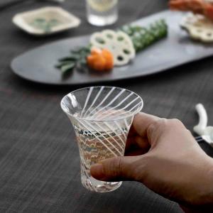 東洋佐佐木 日本八千代窯 江戶硝子 手工金箔冷酒杯85ml