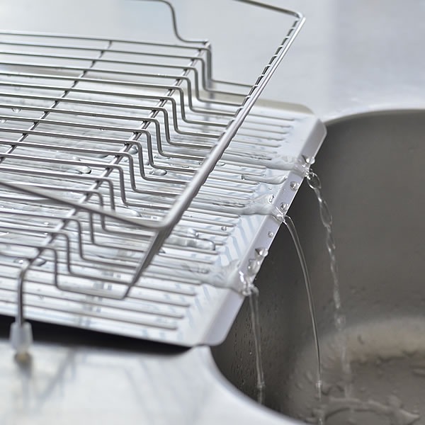 leye 不鏽鋼餐具置物瀝水架 方形