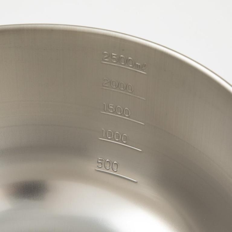 leye 不鏽鋼手持刻度料理盆 3L