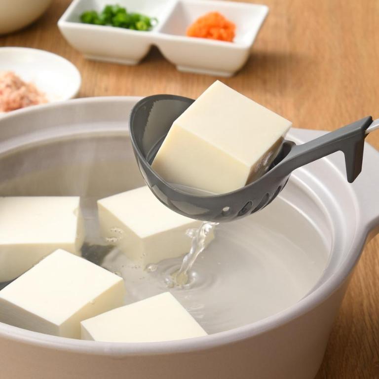 leye 耐熱尼龍 丸型撈物瀝水湯勺 28cm