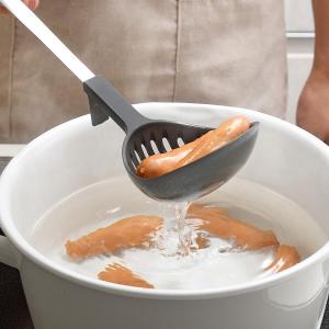 leye 耐熱尼龍 丸型撈物瀝水湯勺 28cm