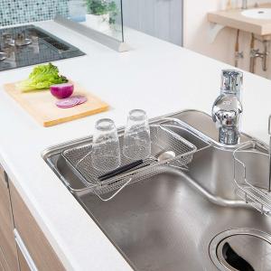 leye 不鏽鋼水槽伸縮收納瀝水網架