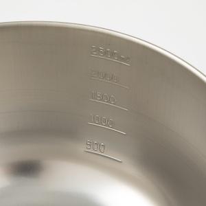 leye 不鏽鋼手持刻度料理盆 3L