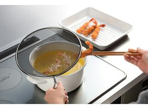 leye 不鏽鋼手持防油汙噴濺網 