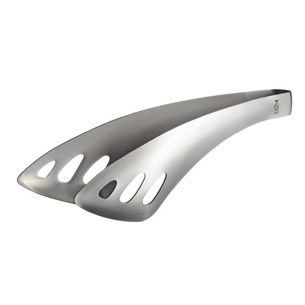 leye 不鏽鋼瀝乾短食物夾 21cm