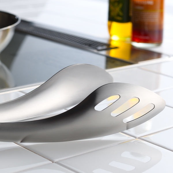 leye Gassiri Tong 可舀汁不鏽鋼食物夾 25.7cm