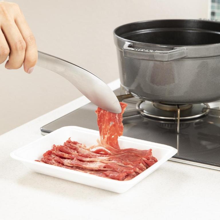 leye 不鏽鋼食物夾 不沾手 料理輔助夾-大款食物夾