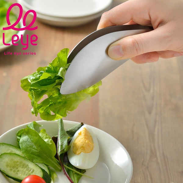 leye 不鏽鋼食物夾 不沾手 料理輔助夾-短柄手掌夾