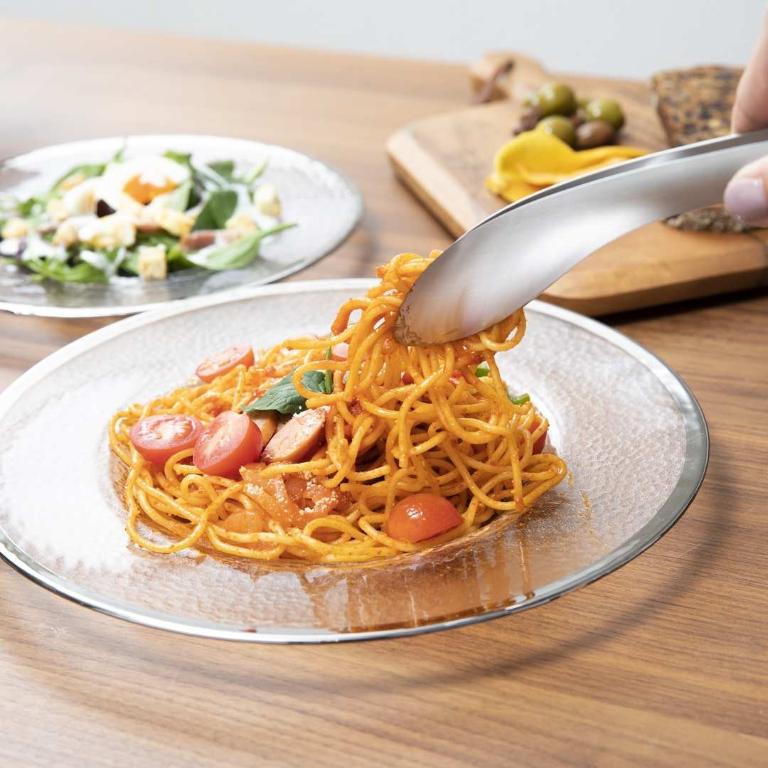 leye 不鏽鋼食物夾 不沾手 料理輔助夾-大款食物夾