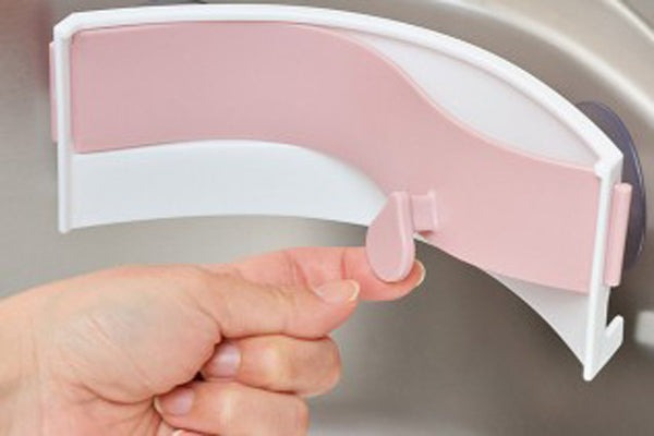 吸盤式 可開關水槽廚餘收納袋架