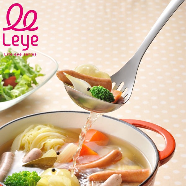 leye 不鏽鋼撈物瀝乾湯匙 -大款