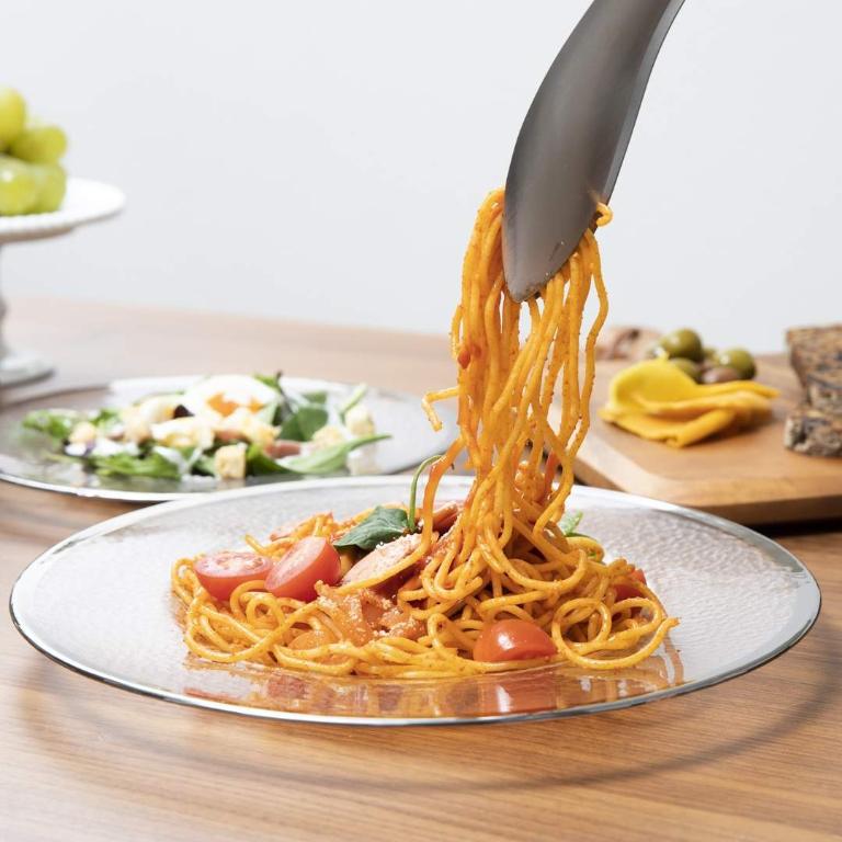 leye 不鏽鋼食物夾 不沾手 料理輔助夾-大款食物夾