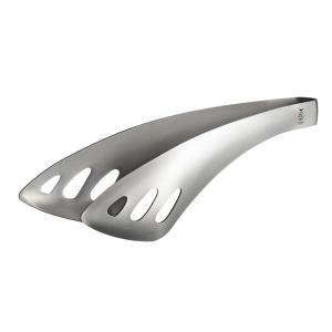 leye 不鏽鋼瀝乾短食物夾 21cm