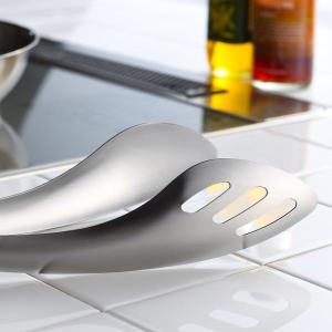 leye Gassiri Tong 可舀汁不鏽鋼食物夾 25.7cm