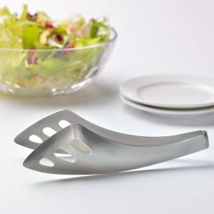 leye 不鏽鋼瀝乾短食物夾 21cm