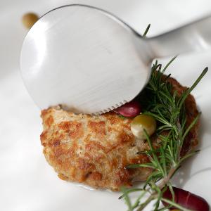 leye 不鏽鋼切割分菜湯匙 21cm