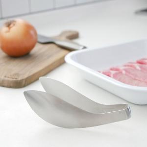 leye 不鏽鋼食物夾 不沾手 料理輔助夾-短柄手掌夾